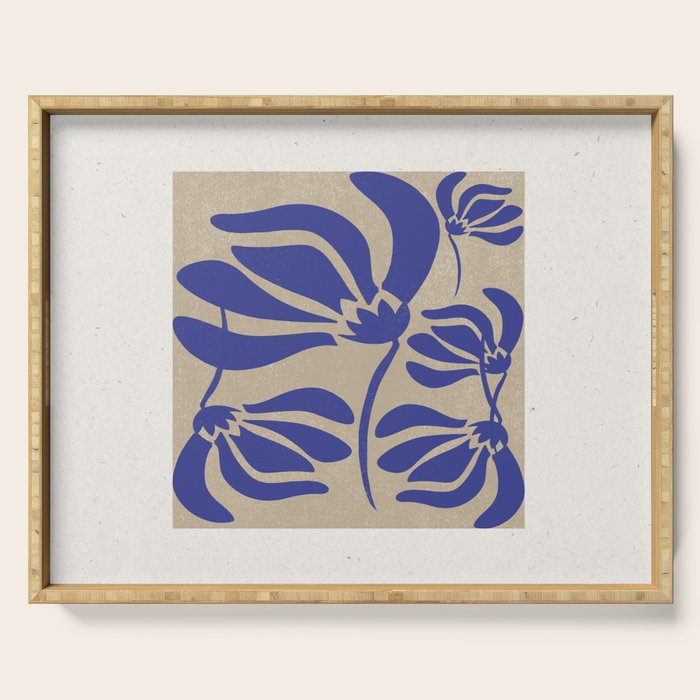 Blue Garden Serving Tray Gallery Image 1