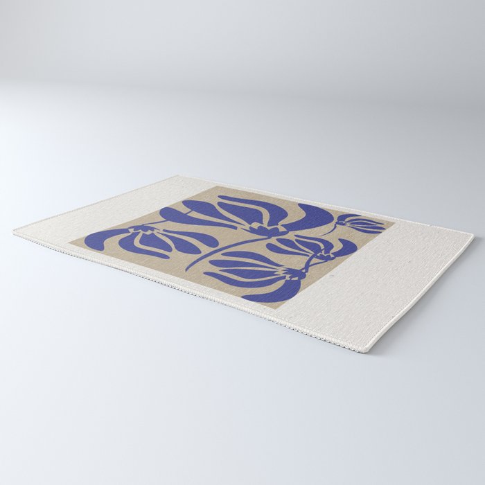 Blue Garden Rug Gallery Image 3