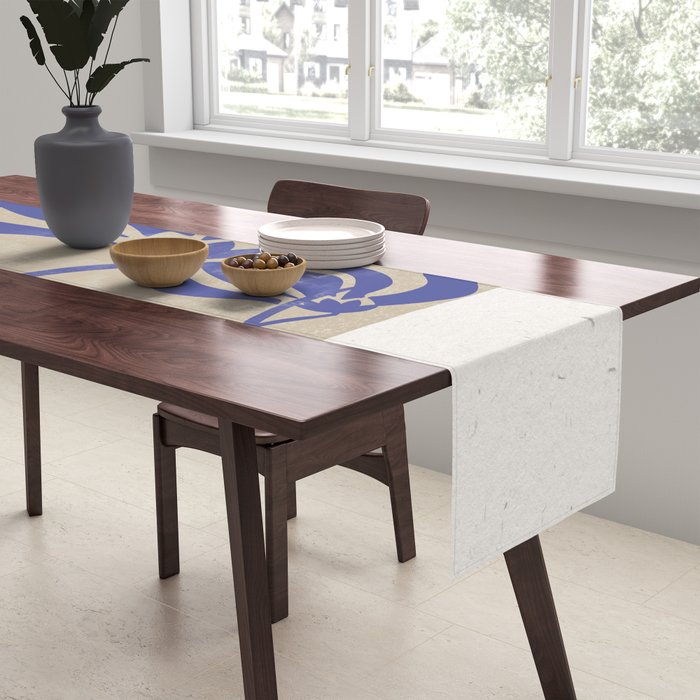 Blue Garden Table Runner Gallery Image 2