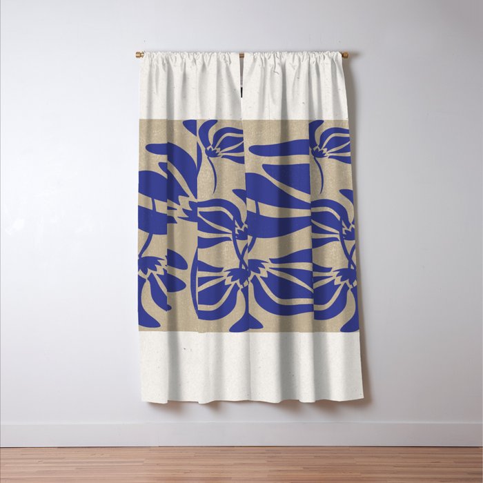 Blue Garden Window Curtain Gallery Image 3