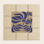 Blue Garden Wood Wall Art Gallery Image 1