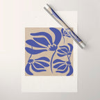 Blue Garden Wrapping Paper Gallery Image 1