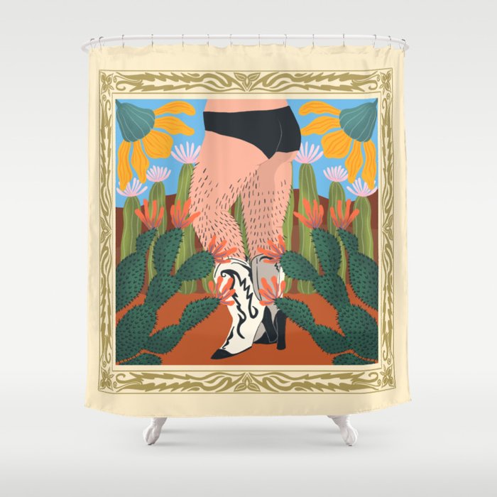 Prickly and Proud Shower Curtain Gallery Image 1