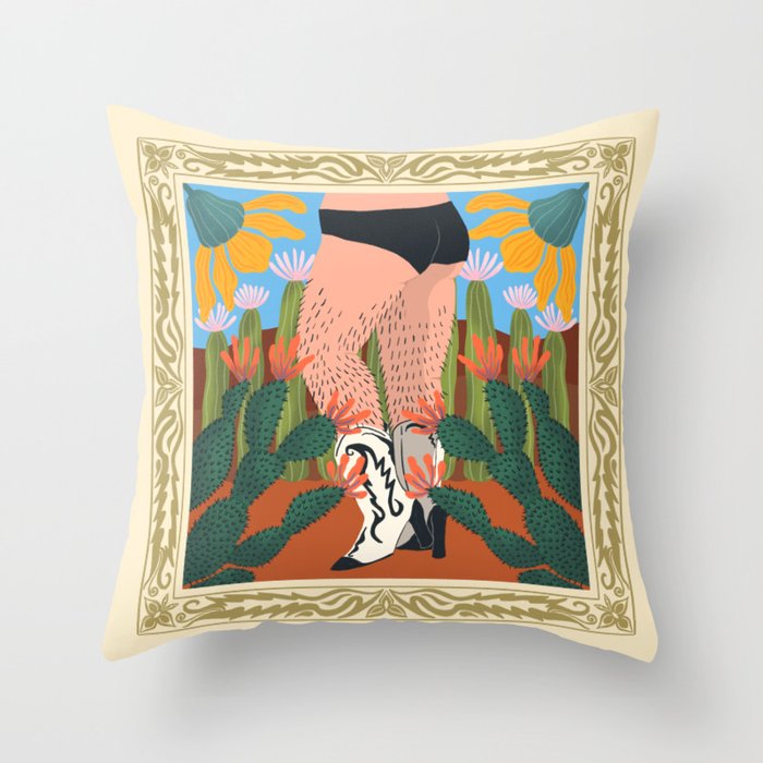 Prickly and Proud Throw Pillow Gallery Image 1