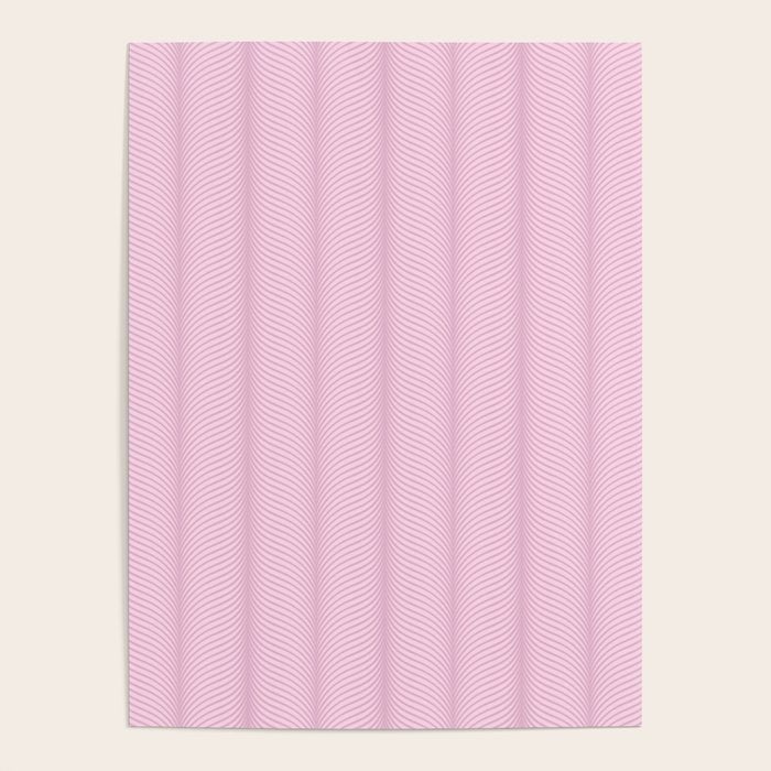 Elysian XIII Lilac Pink Poster Gallery Image 4