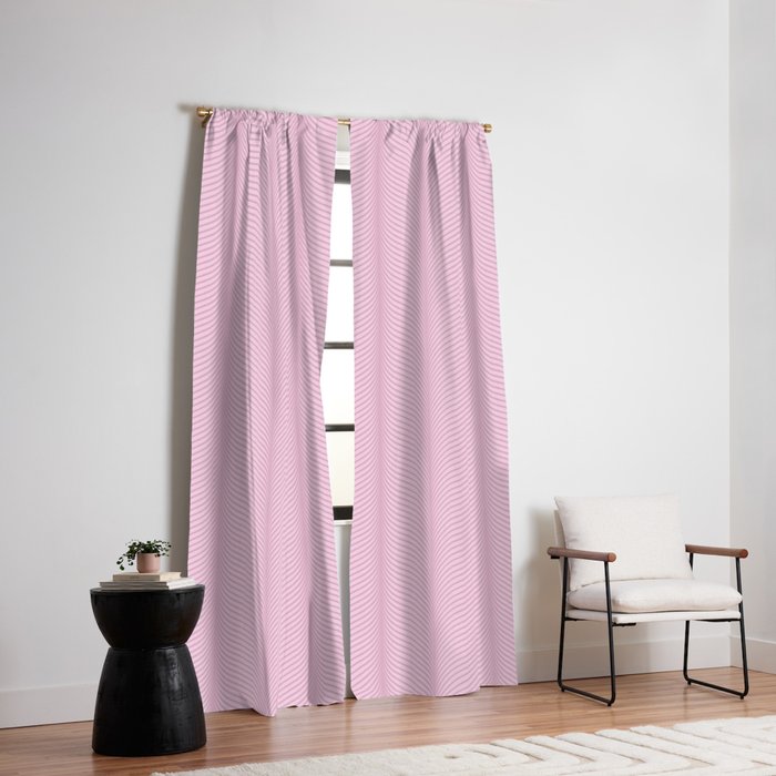 Elysian XIII Lilac Pink Window Curtain Gallery Image 2