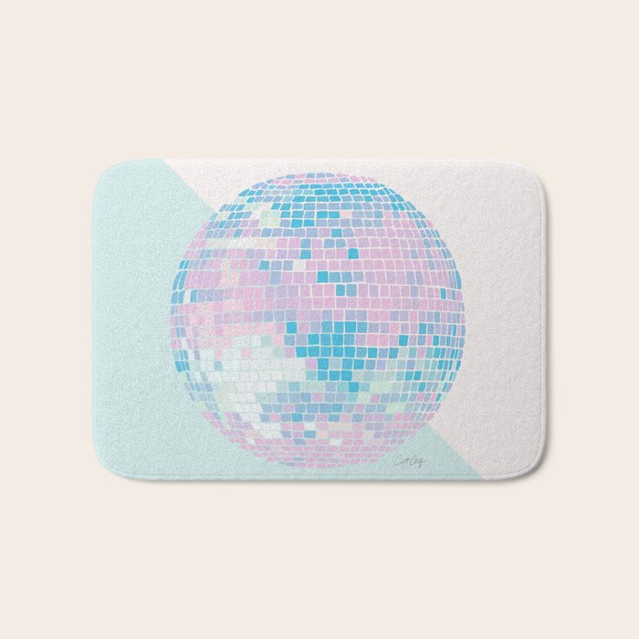 Disco Ball â Pastel Bath Mat Gallery Image 1