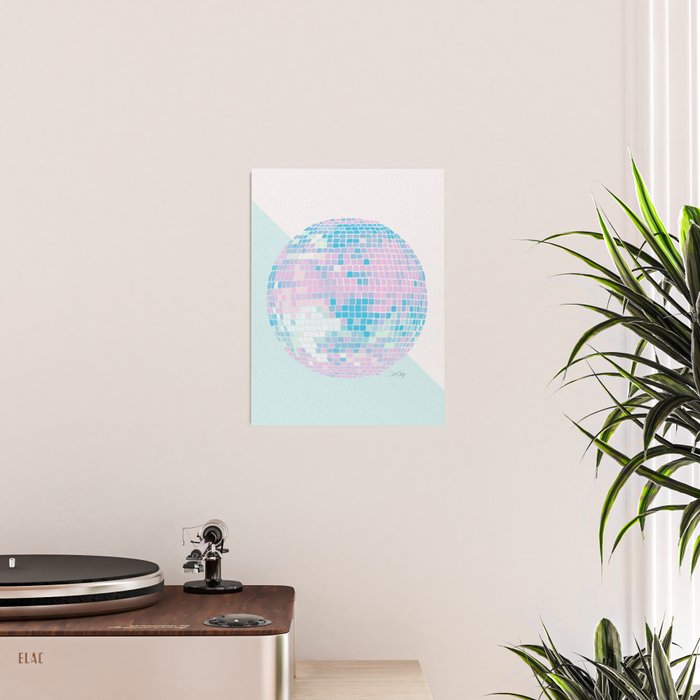 Disco Ball â Pastel Poster Gallery Image 2