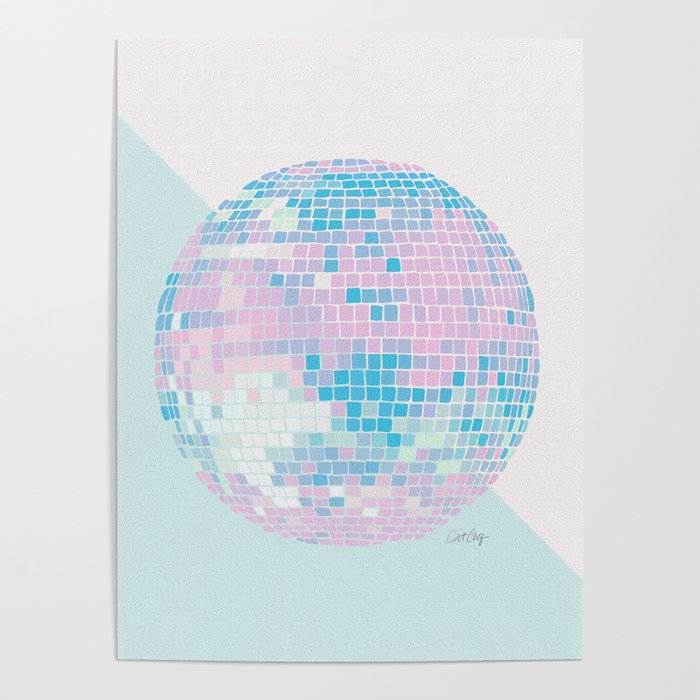 Disco Ball â Pastel Poster Gallery Image 4