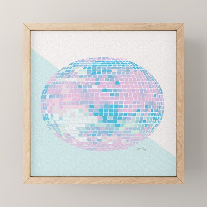 Disco Ball â Pastel Mini Art Print Gallery Image 1