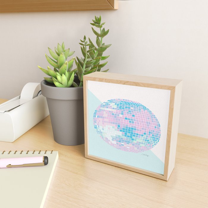 Disco Ball â Pastel Mini Art Print Gallery Image 2