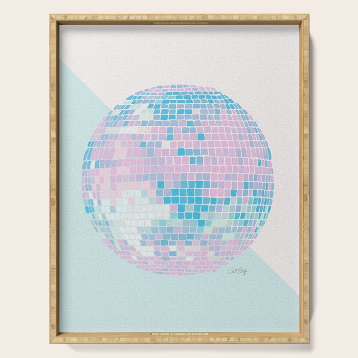 Disco Ball â Pastel Serving Tray Gallery Image 1