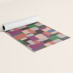 Woven Color Blocks - Modern Craft Texture Yoga Mat Gallery Image 2