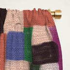 Woven Color Blocks - Modern Craft Texture Window Curtain Gallery Image 2