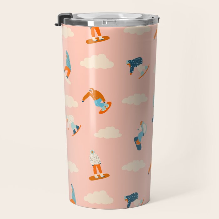 Snowboarding Travel Mug Gallery Image 3