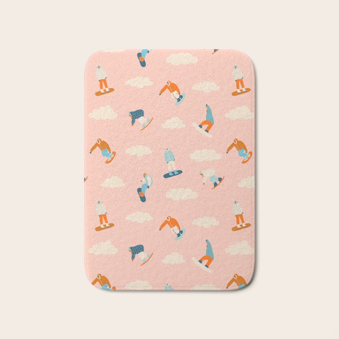 Snowboarding Bath Mat Gallery Image 1
