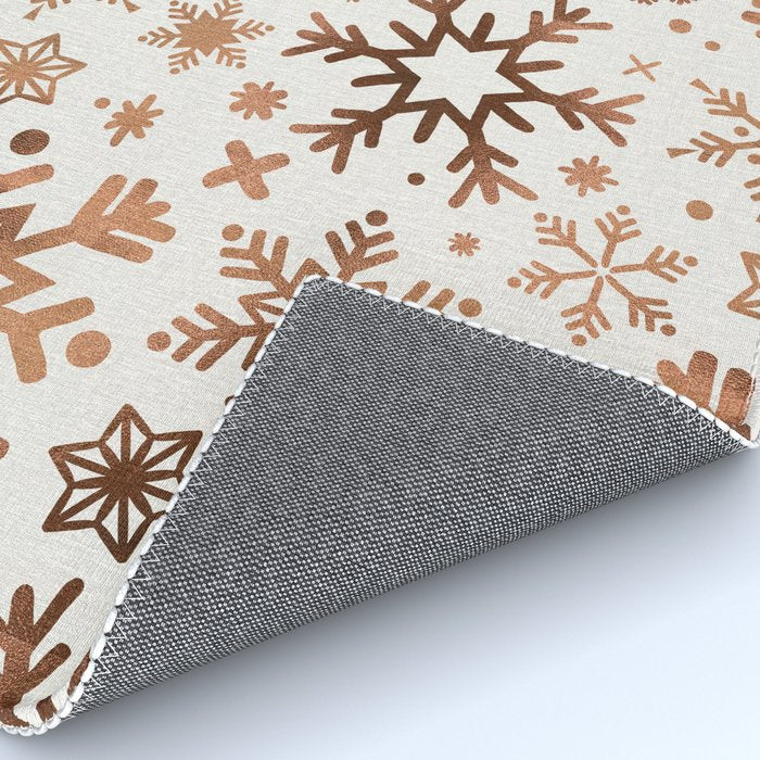 Snowflake Collection - Rose Gold Palette Rug Gallery Image 4