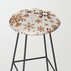 Snowflake Collection - Rose Gold Palette Stool Gallery Image 2