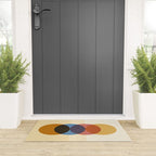 Abstraction_SUNRISE_SUNSET_CIRCLE_RISING_COLORFUL_POP_ART_0425A Welcome Mat Gallery Image 3