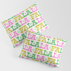 Fa La La- Pink & Green Pillow Sham Gallery Image 3