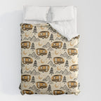 Little Camper - Cream, black, and gold Comforter Gallery Image 6
