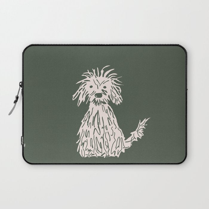 Doggy day light version Laptop Sleeve Gallery Image 1