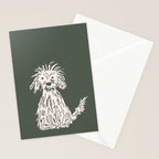 Doggy day light version Stationery Card Gallery Image 2