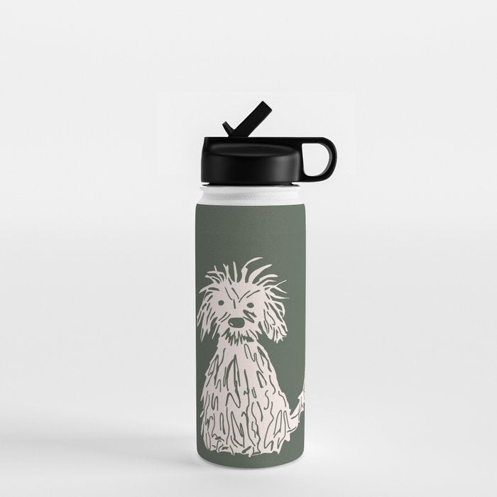 Doggy day light version Water Bottle Gallery Image 1