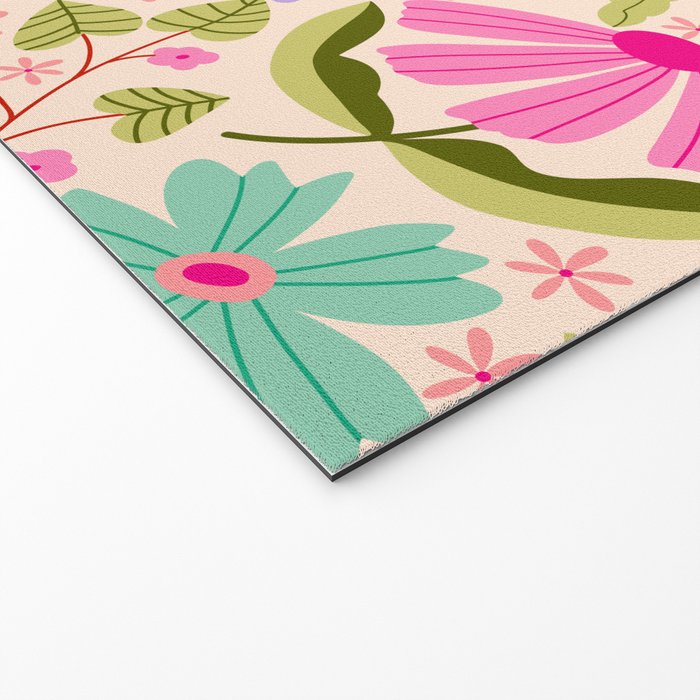 Colorful Garden - summer vibe Welcome Mat Gallery Image 2