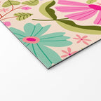 Colorful Garden - summer vibe Welcome Mat Gallery Image 2