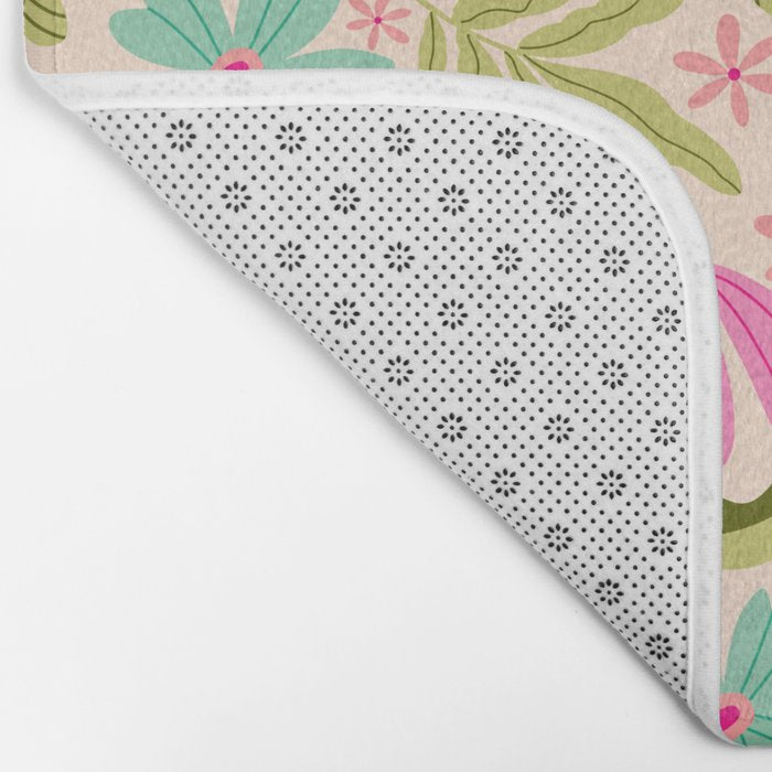 Colorful Garden - summer vibe Bath Mat Gallery Image 2