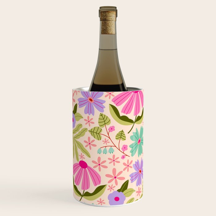 Colorful Garden - summer vibe Wine Chiller Gallery Image 1