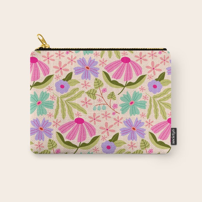Colorful Garden - summer vibe Carry All Pouch Gallery Image 1