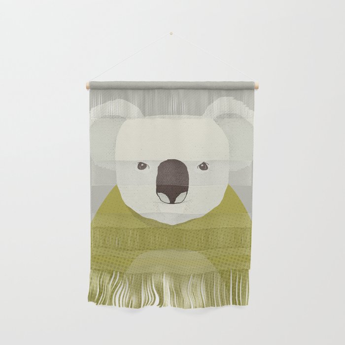 Whimsy Koala, Animal Portrait Wall Hanging Gallery Image 1