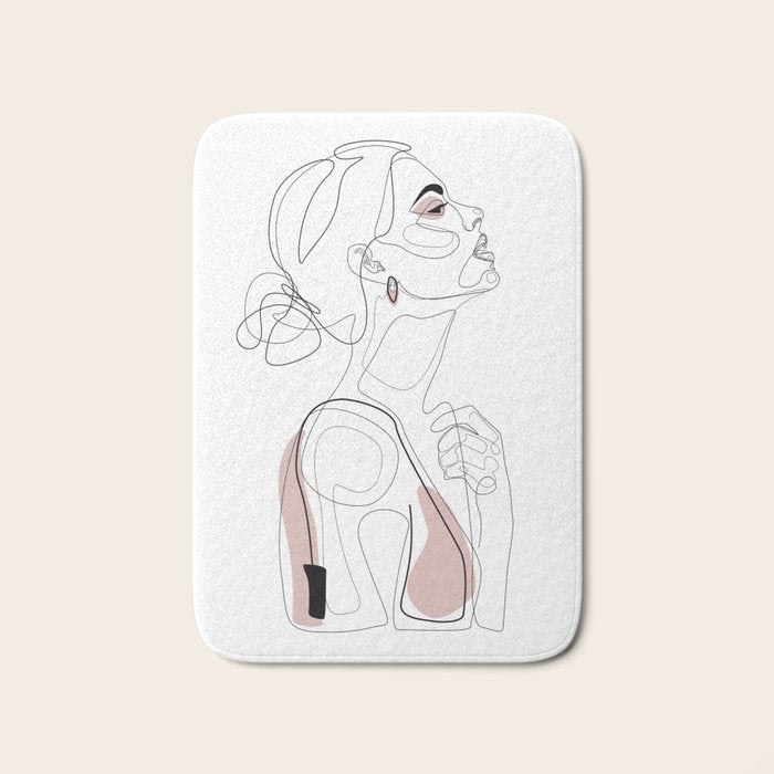 Blush Beauty Bath Mat Gallery Image 1