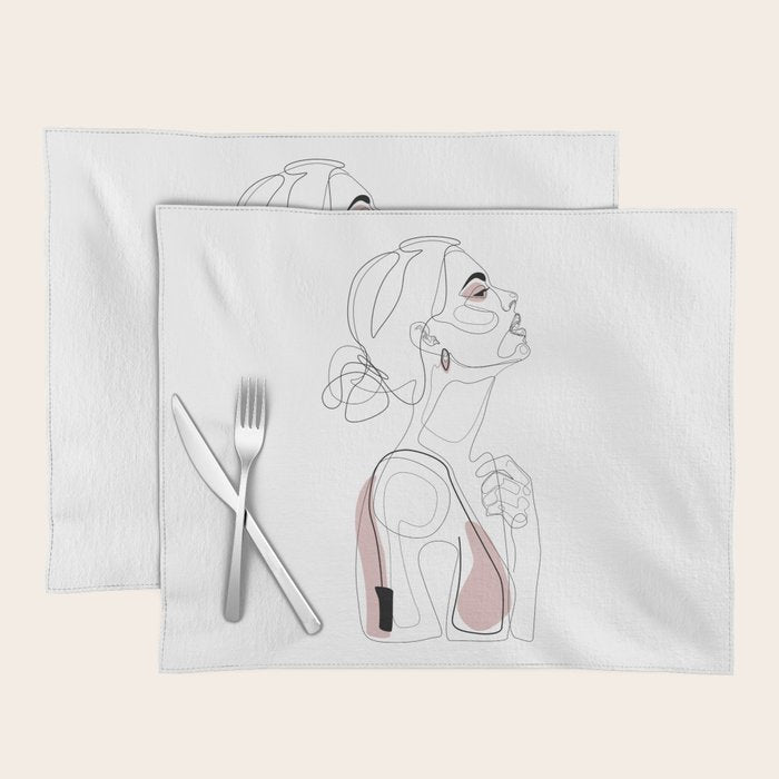 Blush Beauty Placemat Gallery Image 1