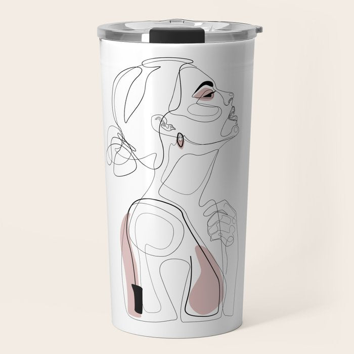 Blush Beauty Travel Mug Gallery Image 1