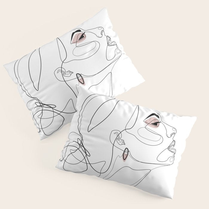 Blush Beauty Pillow Sham Gallery Image 1