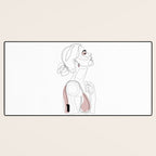 Blush Beauty Desk Mat Gallery Image 3