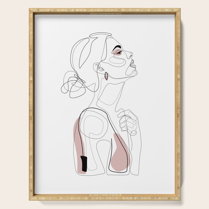 Blush Beauty Serving Tray Gallery Image 1