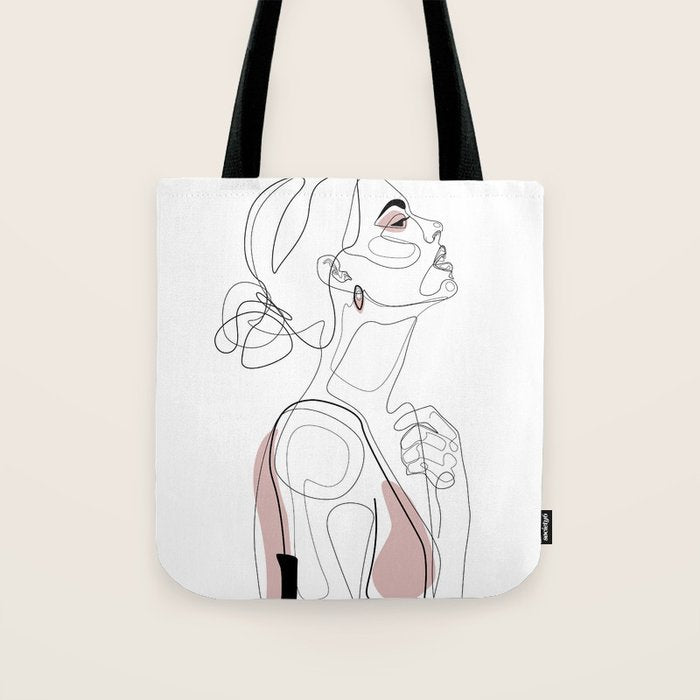 Blush Beauty Tote Bag Gallery Image 1