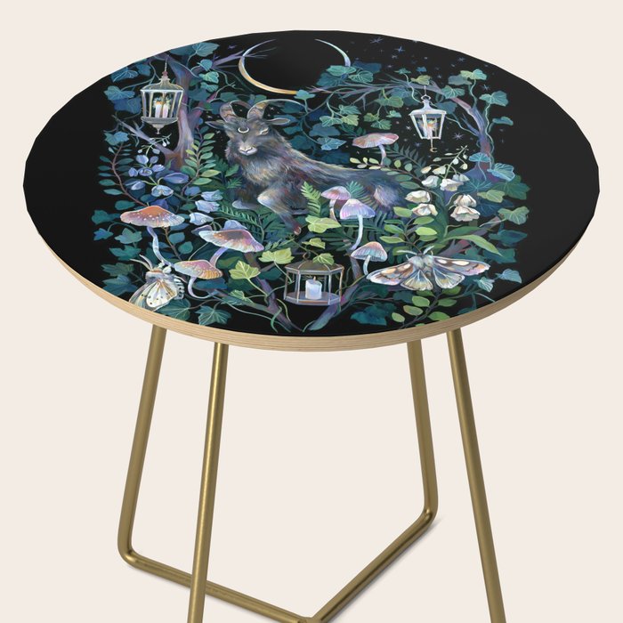 Black Goat Moon Garden Side Table Gallery Image 2