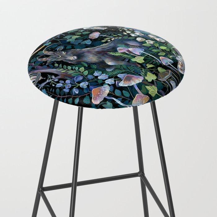Black Goat Moon Garden Stool Gallery Image 2