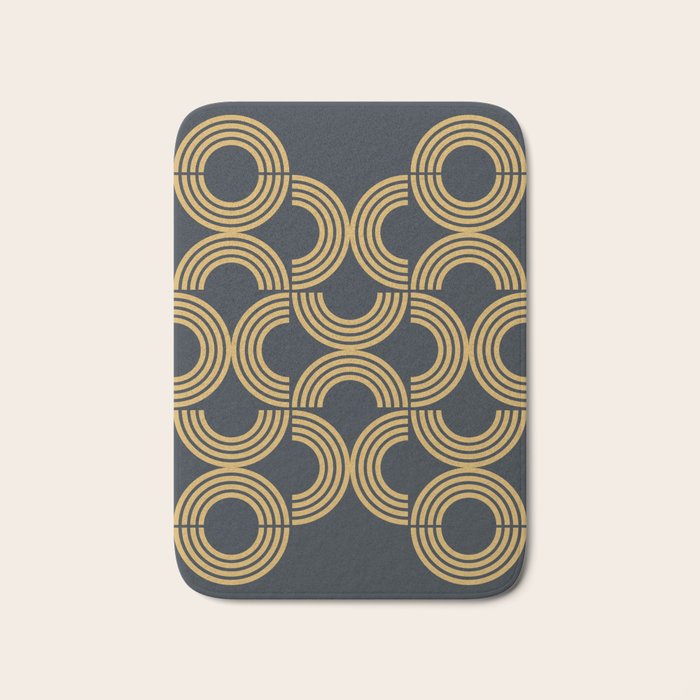 Deco Geometric 01 Bath Mat Gallery Image 1