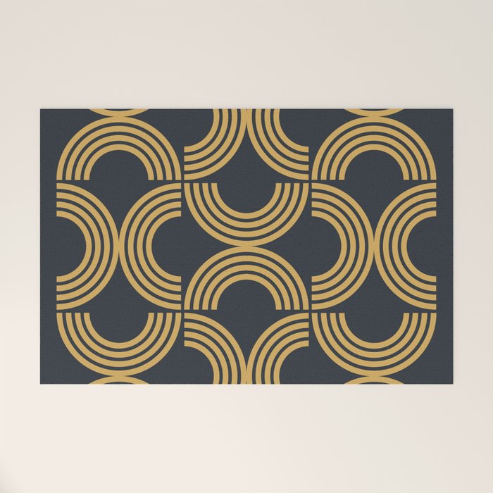 Deco Geometric 01 Welcome Mat Gallery Image 1