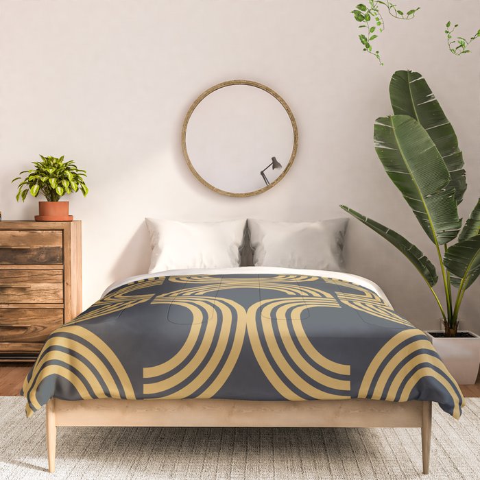 Deco Geometric 01 Comforter Gallery Image 3