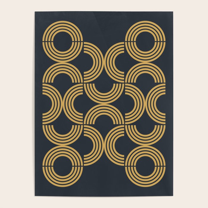 Deco Geometric 01 Poster Gallery Image 4