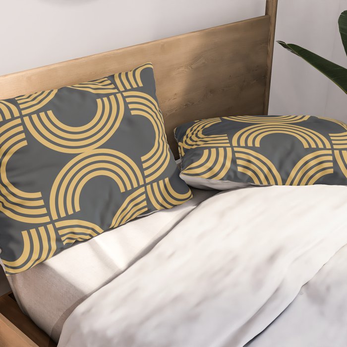 Deco Geometric 01 Pillow Sham Gallery Image 2