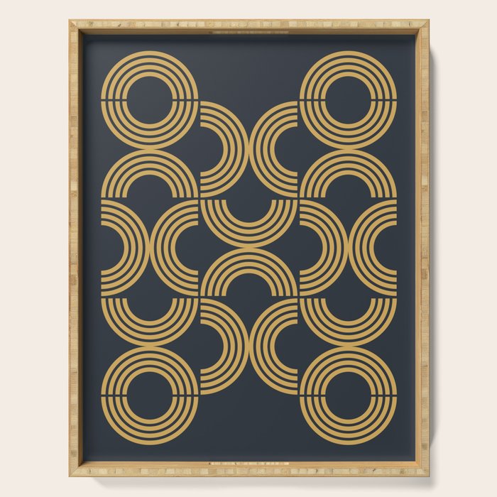 Deco Geometric 01 Serving Tray Gallery Image 1