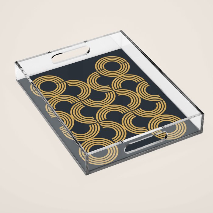 Deco Geometric 01 Acrylic Tray Gallery Image 1